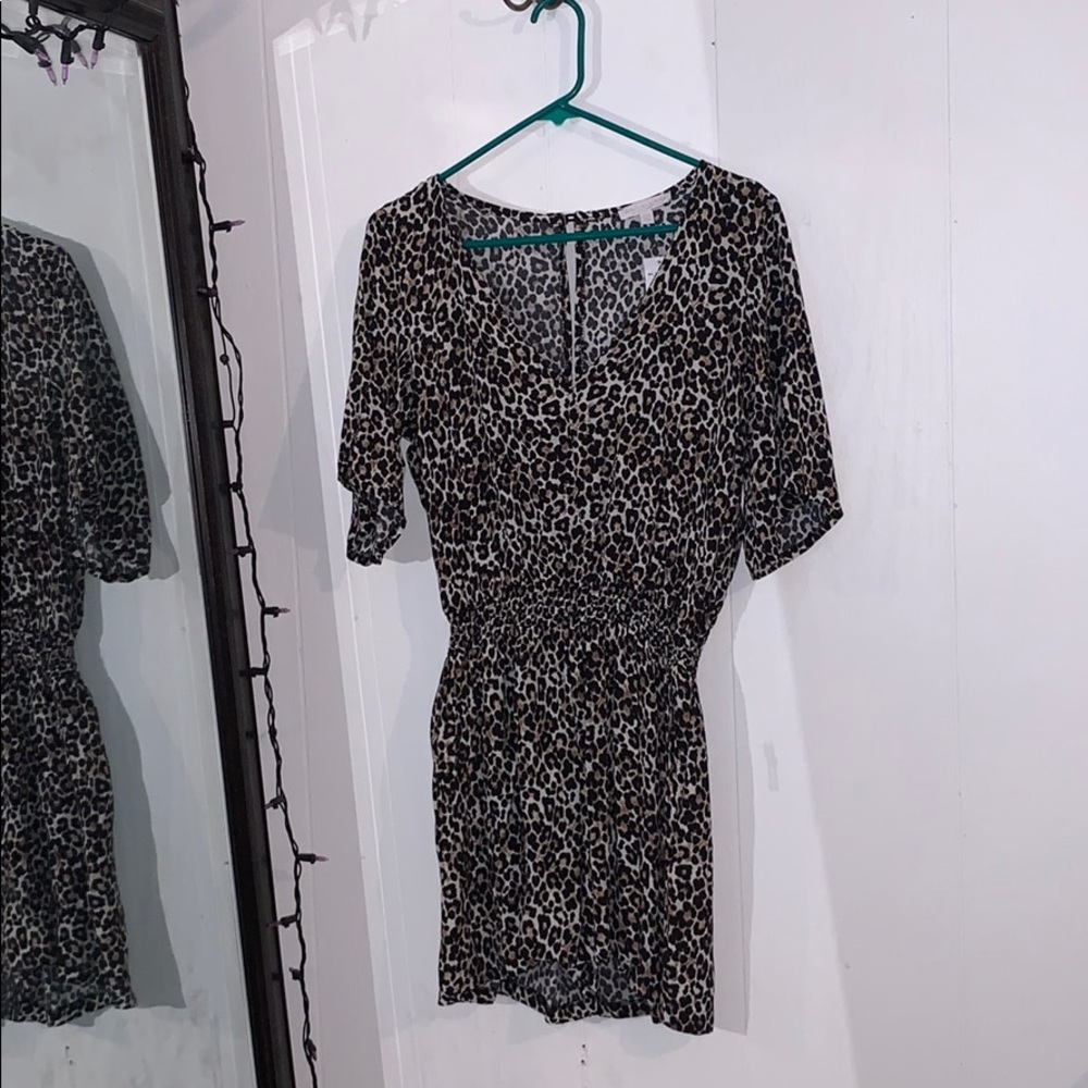 Don’t ask why Leopard Prink one size romper